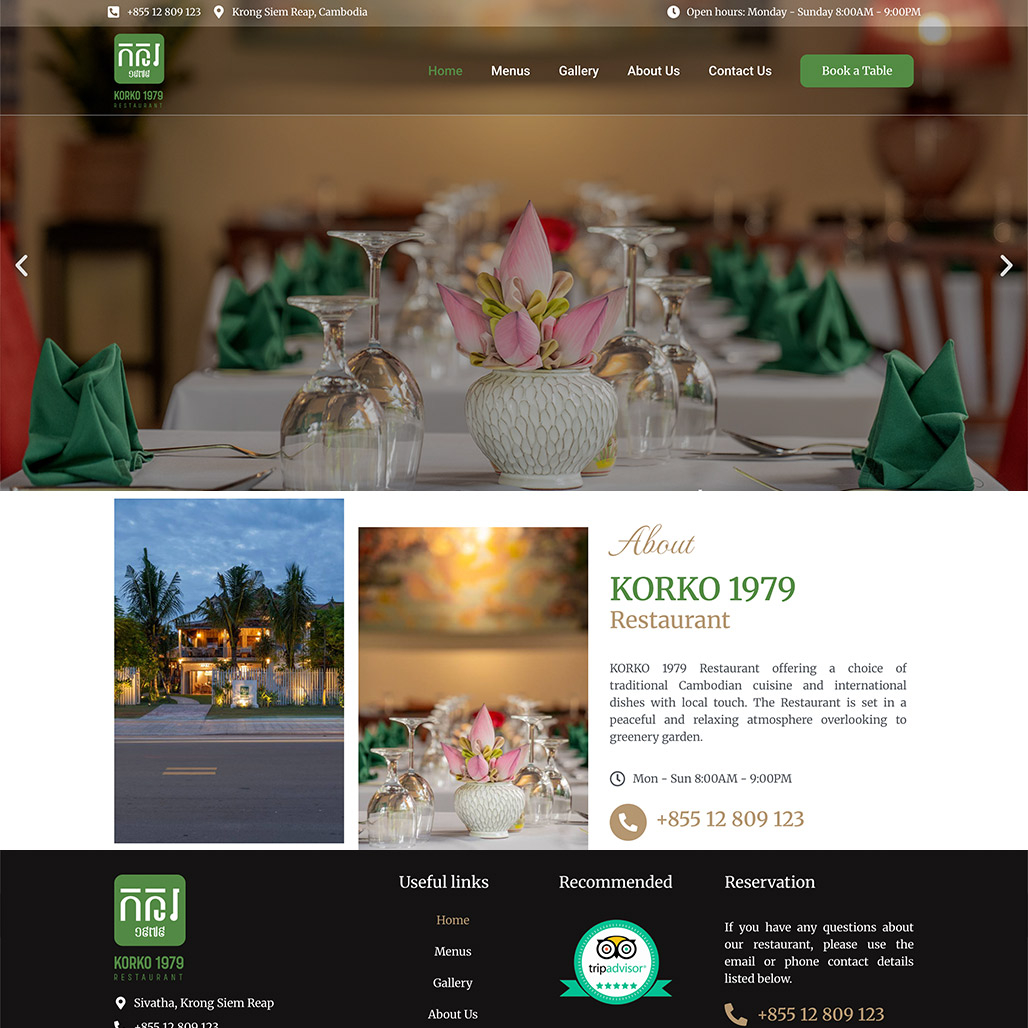 KORKO 1979 Restaurant in Siem Reap