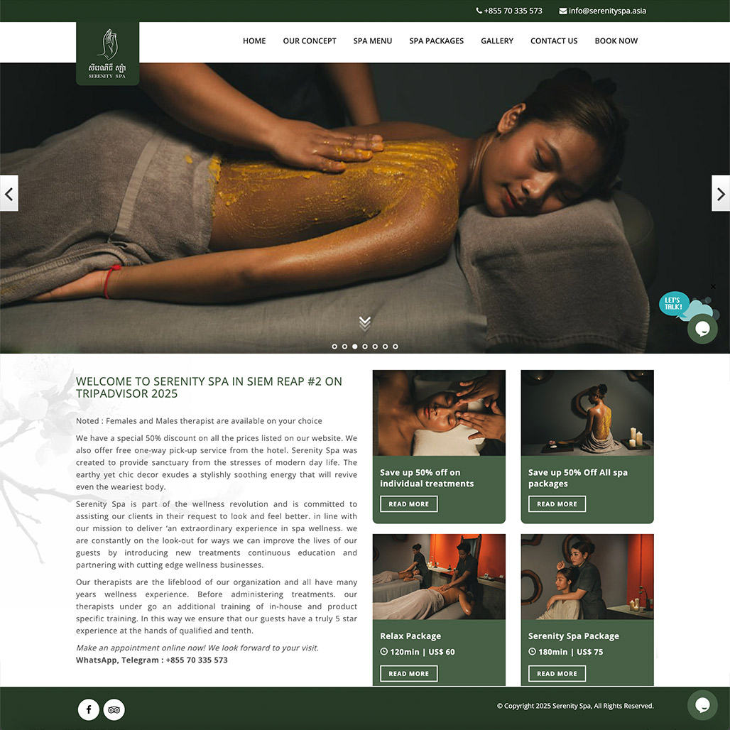 Serenity Spa Siem Reap in Siem Reap City